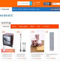 Mẫu website bán hàng
