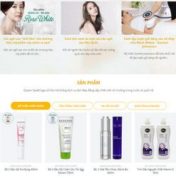Mẫu website SPA